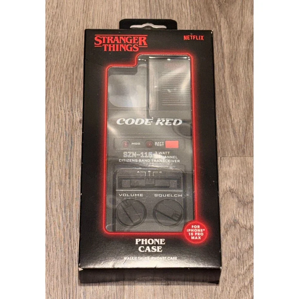 Stranger Things Walkie-Talkie Phone Case Apple iPhone 15 Pro‎ Max